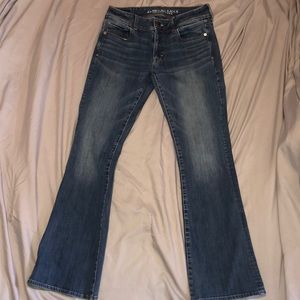 American Eagle Kick boot jeans.